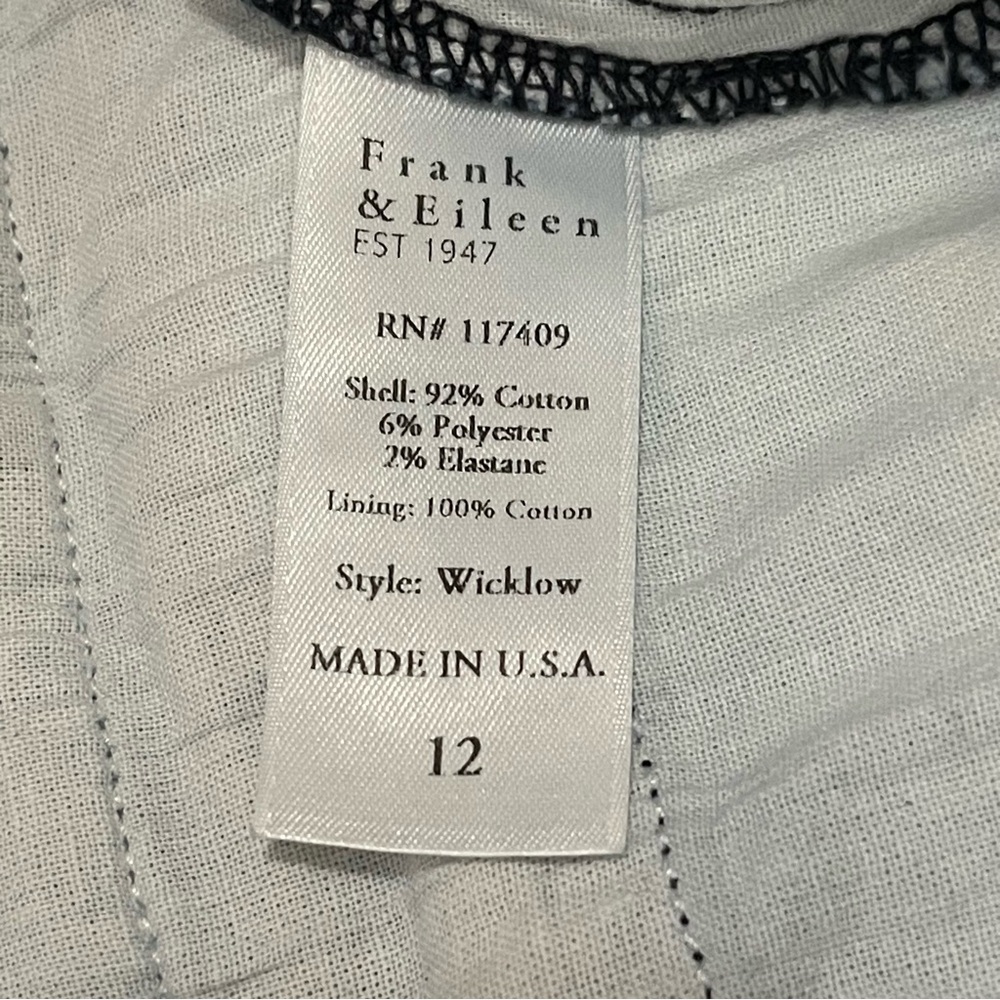 Frank & Eileen Cropped Ankle Jeans in Blue Denim - Picture 11 of 11